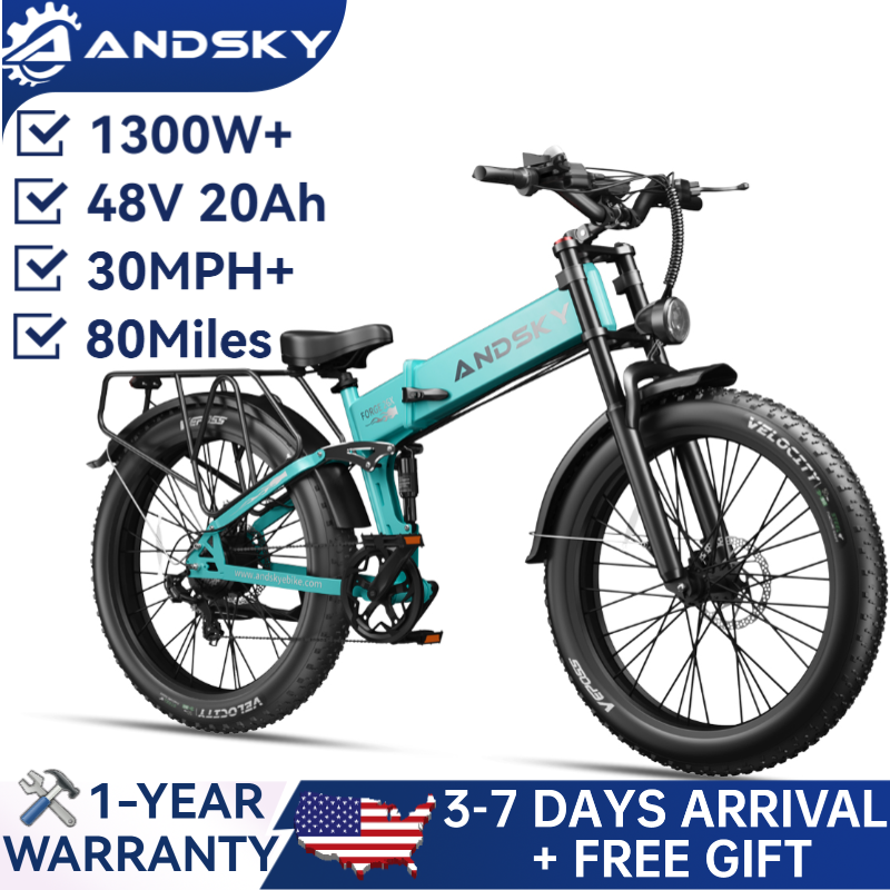 Commuting On Mountain Bike - Электровелосипед ANDSKY Forge 26, складной, с