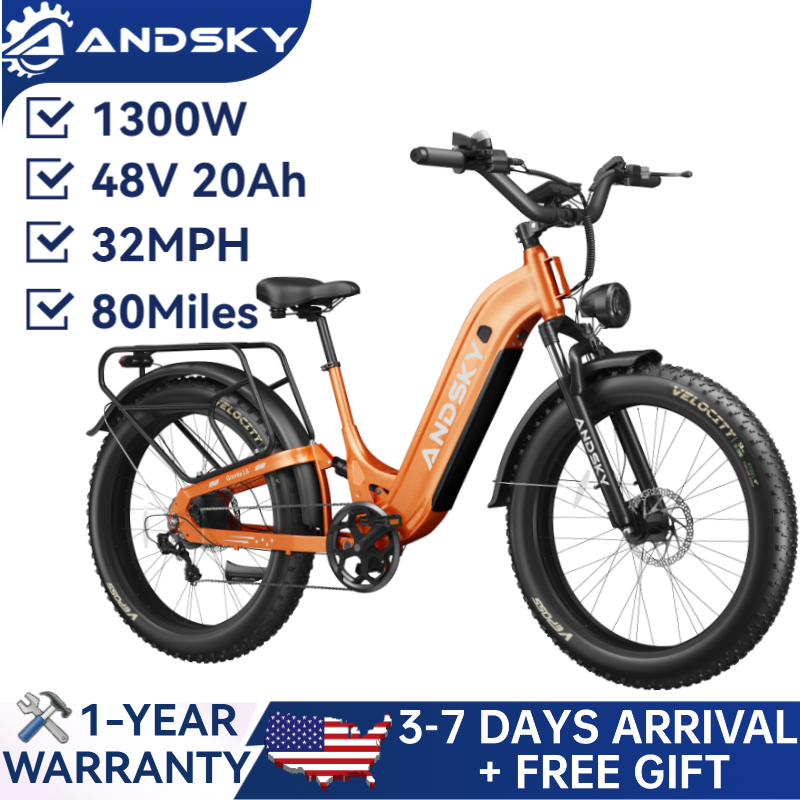 Commuting On Mountain Bike - Электровелосипед ANDSKY Gravita LS с низкой