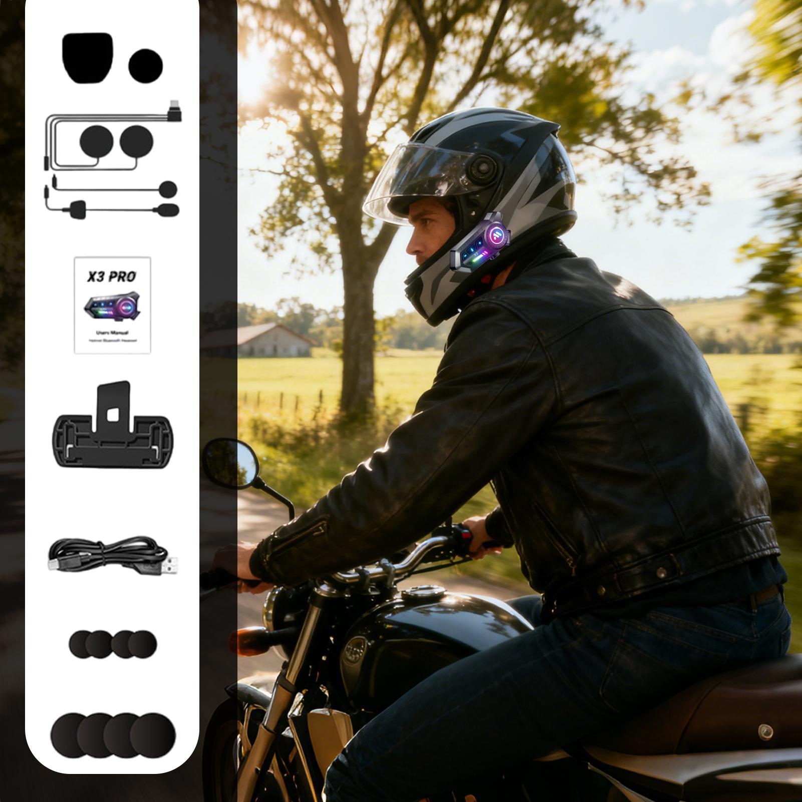 Commute Cycling Helmet - Мотоциклетные наушники, беспроводная умная гарнитура для