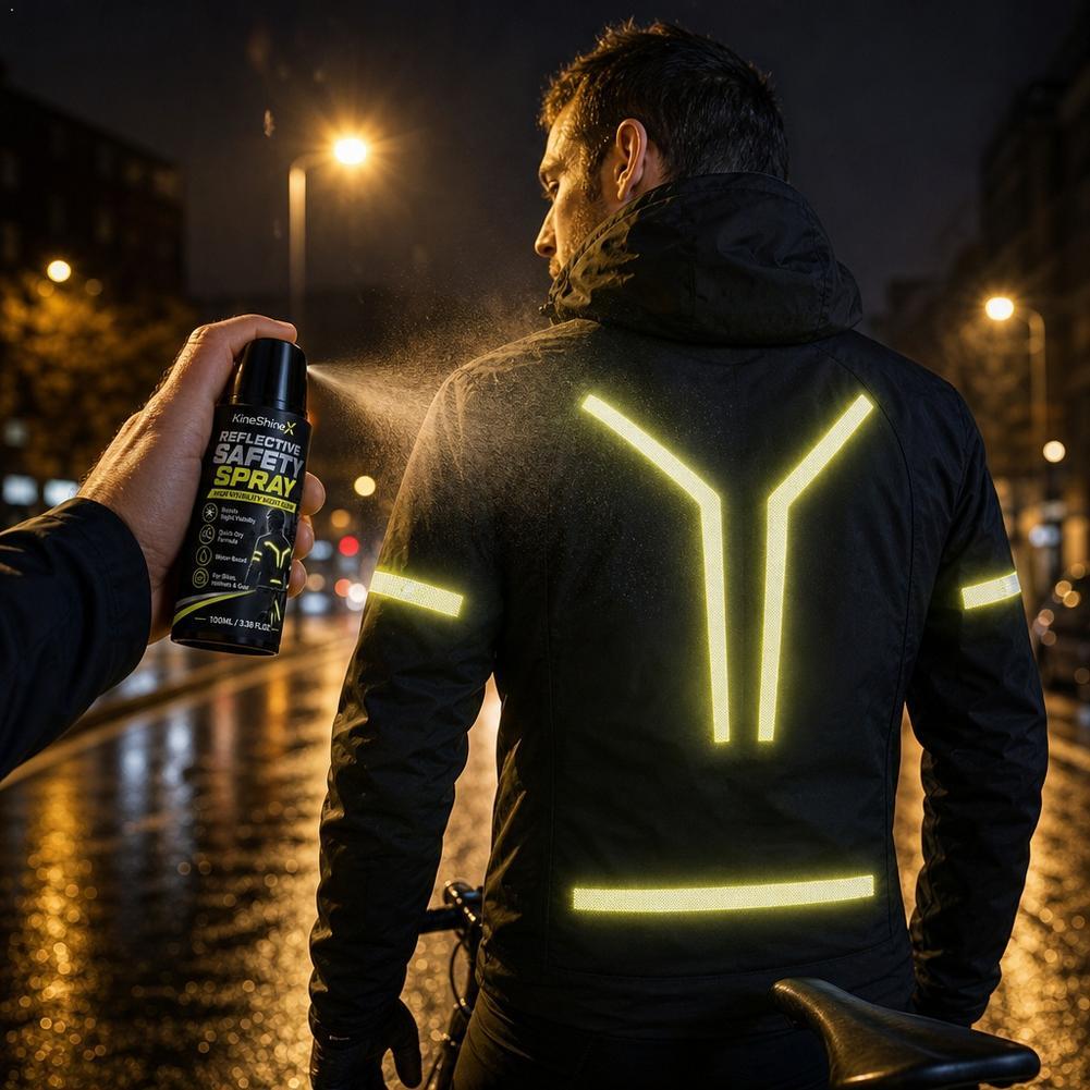 Commute Cycling Helmet - Ночной светоотражающий спрей для безопасности, высокопрочное