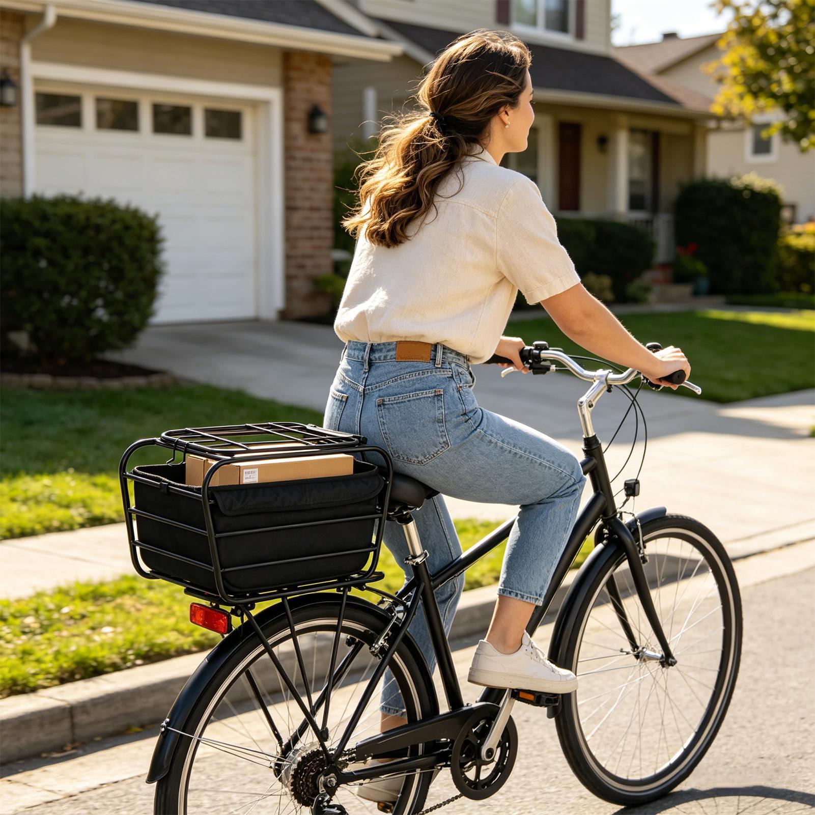 Прочная велосипедная корзина б – обзор и цена Commuting With Road Bike
