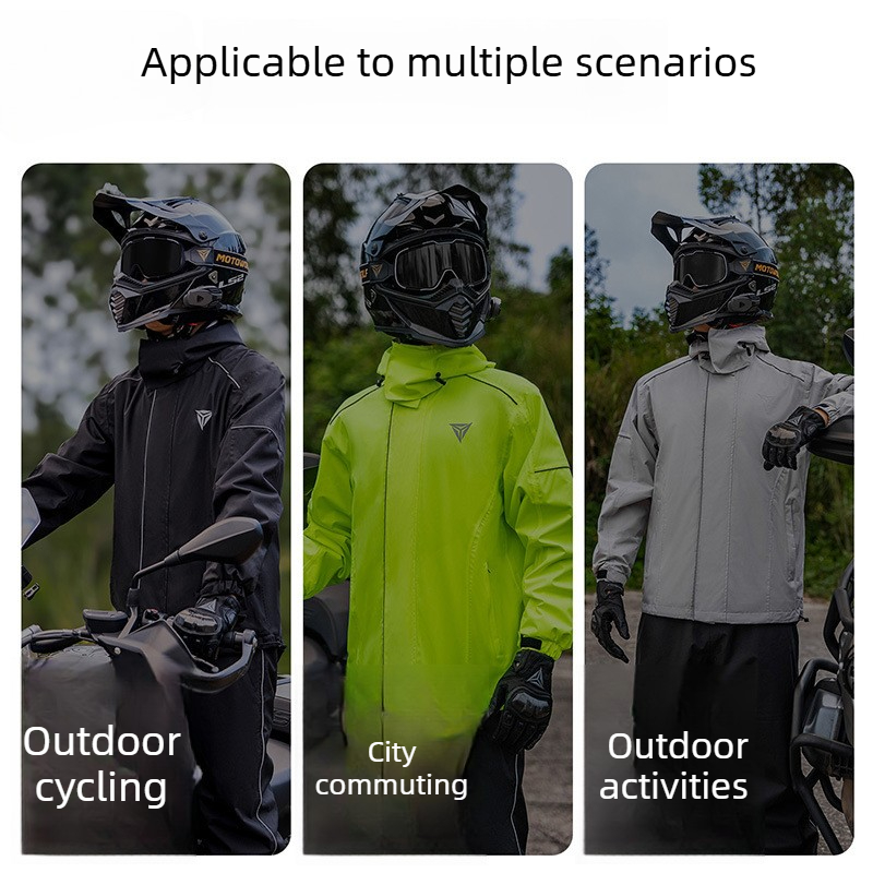 Мотоциклетный дождевой костюм: – обзор и цена Cycling Commute Rain
