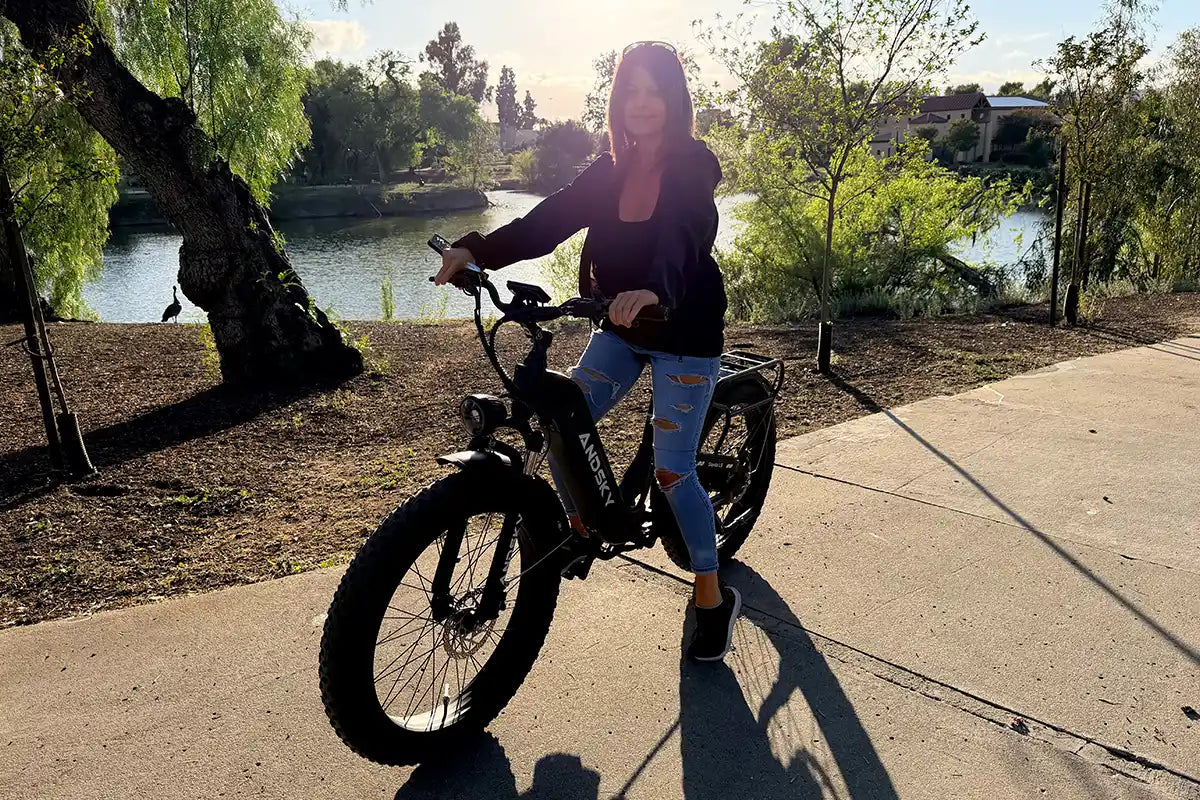 Электровелосипед ANDSKY Gravit – обзор и цена Commuting On Mountain Bike